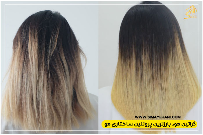 نقش کراتین در ساختمان مو