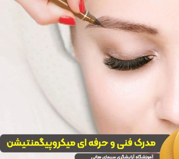 مدرک فنی و حرفه‌ای میکروپیگمنتیشن