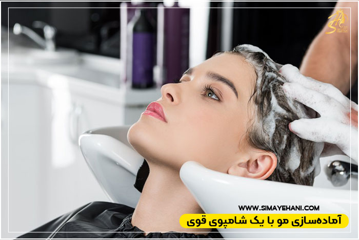 مراحل انجام کراتینه مو