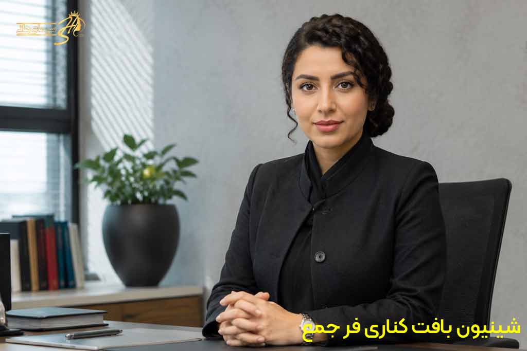 شینیون بافت کناری فر جمع
