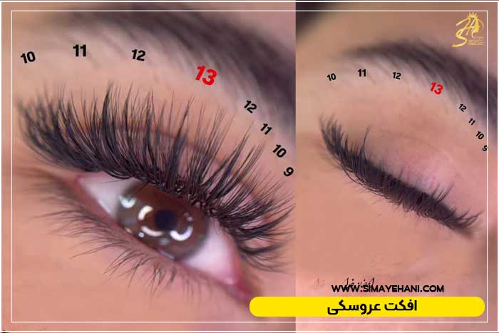 افکت مژه عروسکی
