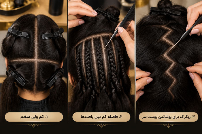 تقسیم‌بندی دقیق و اصولی مو